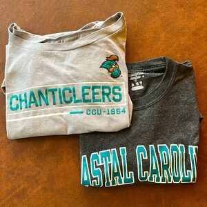 Coastal Carolina CCU Under Armor and Champion long and short sleeve Tshirt